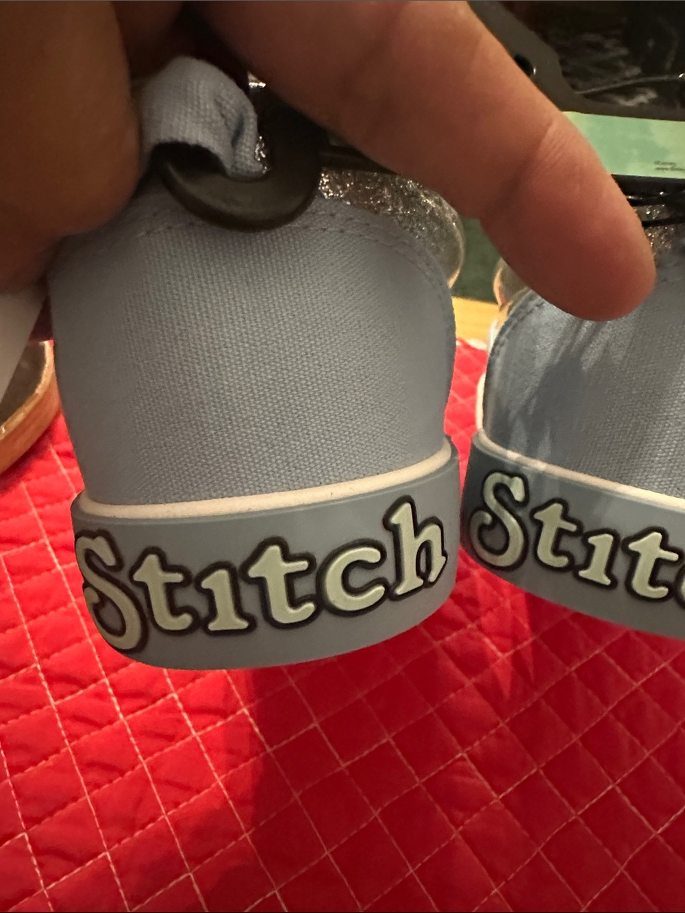Stitch Light Blue Women's Sneakers